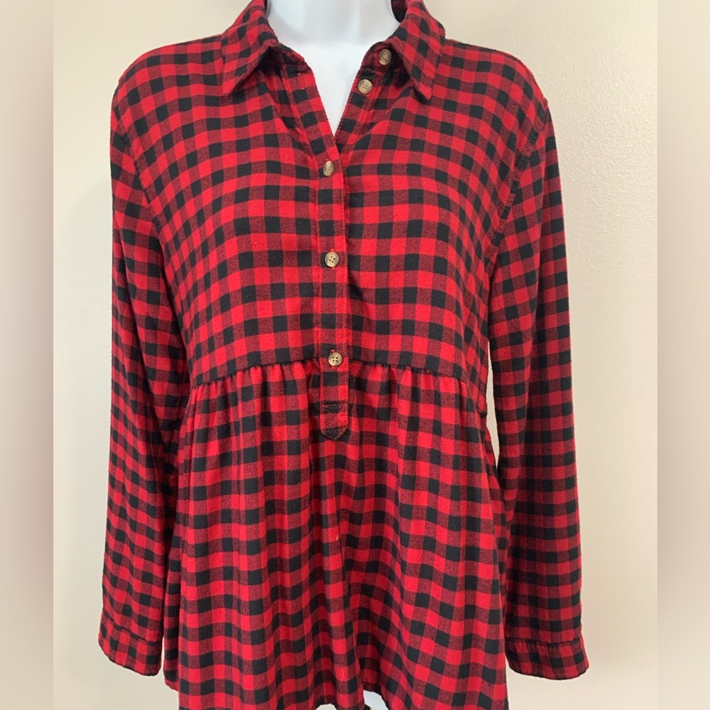 American Eagle Buffalo Plaid Top
